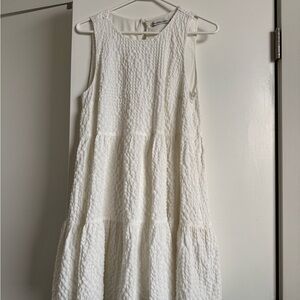 Abercrombie White Sleeveless Dress